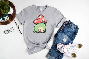 Cute Mushroom Frog T-shirt