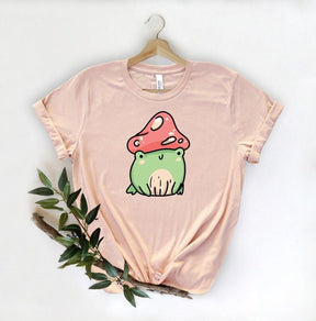 Cute Mushroom Frog T-shirt