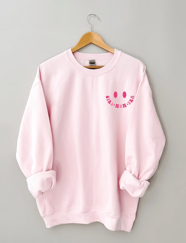 In My Girl Mom Era Cute Crewneck Sweatshirt