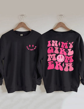 In My Girl Mom Era Cute Crewneck Sweatshirt