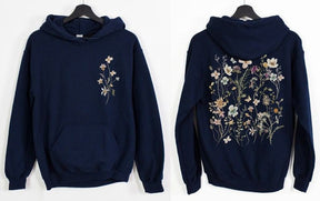 Boho Pastel Wildflowers Hoodie