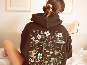 Boho Pastel Wildflowers Hoodie