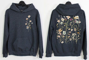 Boho Pastel Wildflowers Hoodie