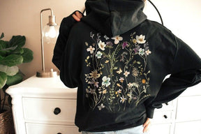 Boho Pastel Wildflowers Hoodie