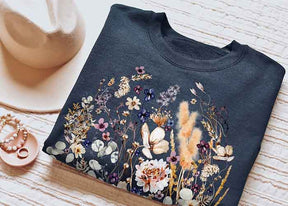 Vintage Wildflowers Crewneck Sweatshirt