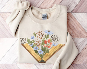 Wildflowers Book Sweatshirt