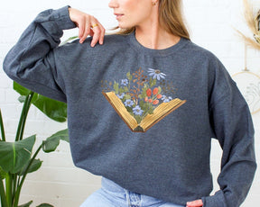 Wildflowers Book Sweatshirt