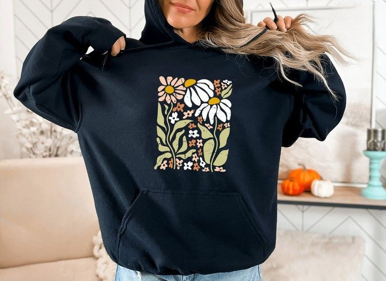 Boho Wildflowers Hoodie