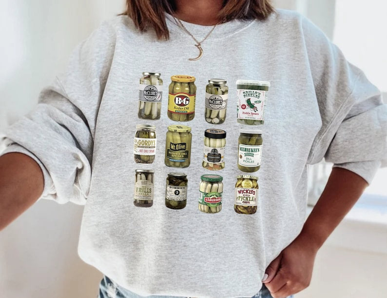 Vintage Canned Pickles Sweatshirt