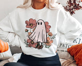 Vintage Floral Ghost Sweatshirt