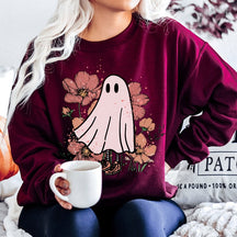 Vintage Floral Ghost Sweatshirt