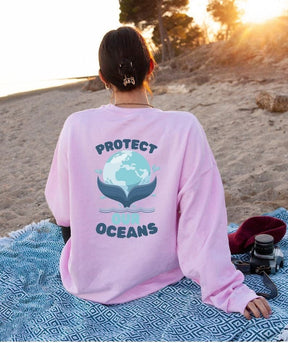 Protect Our Ocean Crew Neck Sweatshirt