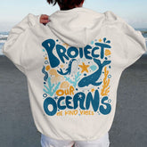 Protect Our Oceans Casual Hoodie