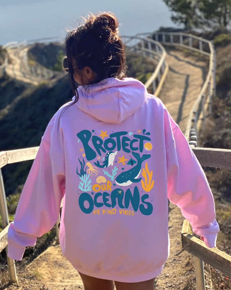 Protect Our Oceans Casual Hoodie