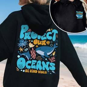 Protect Our Oceans Aesthetic Hoodie