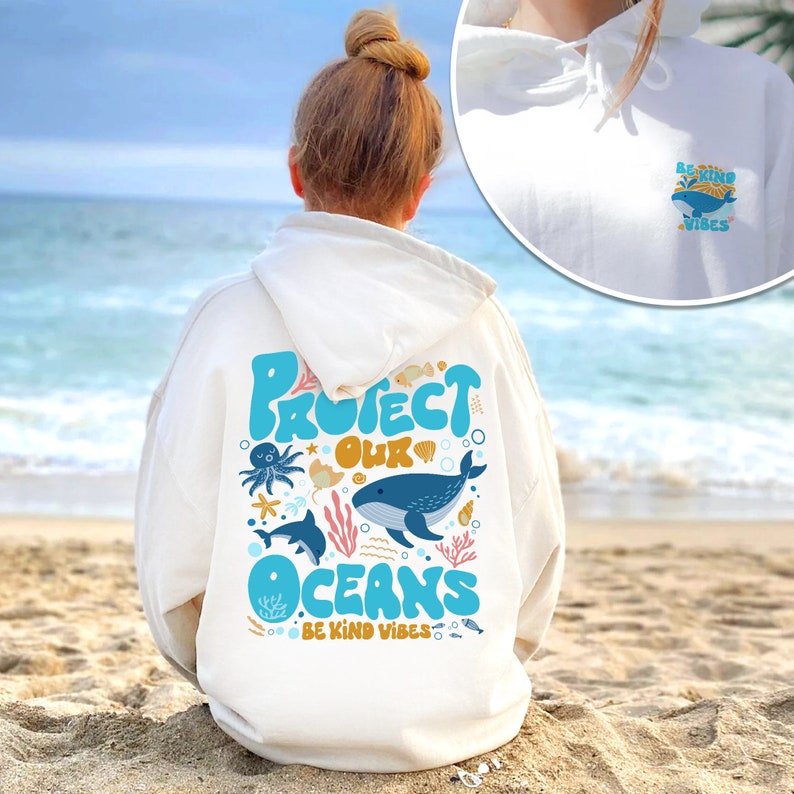 Protect Our Oceans Aesthetic Hoodie