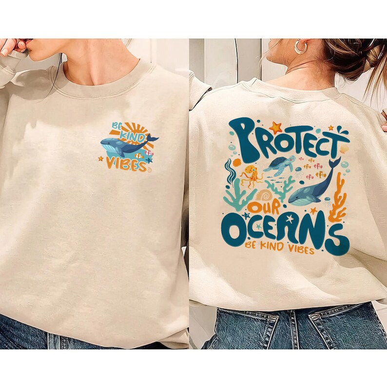 Protect Our Oceans Shark Sweatshirt