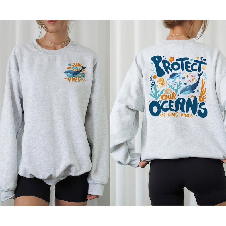 Protect Our Oceans Shark Sweatshirt