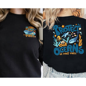 Protect Our Oceans Shark Sweatshirt