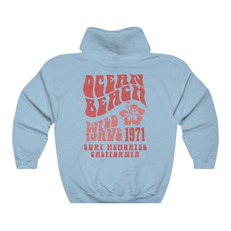 Ocean Beach Trendy Hoodie