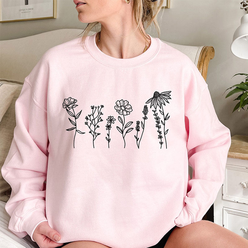 Flower Crewneck Sweatshirt