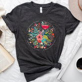 Grow Positive Thoughts Floral T-shirt