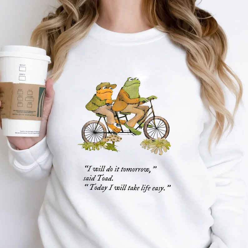 Frogs I Will Do It Tomorrow Sweatshirt