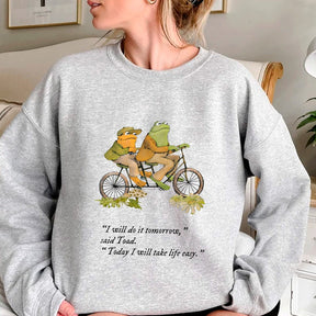 Frogs I Will Do It Tomorrow Sweatshirt