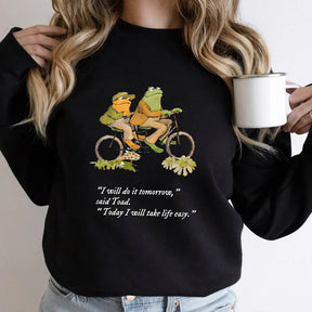 Frogs I Will Do It Tomorrow Sweatshirt