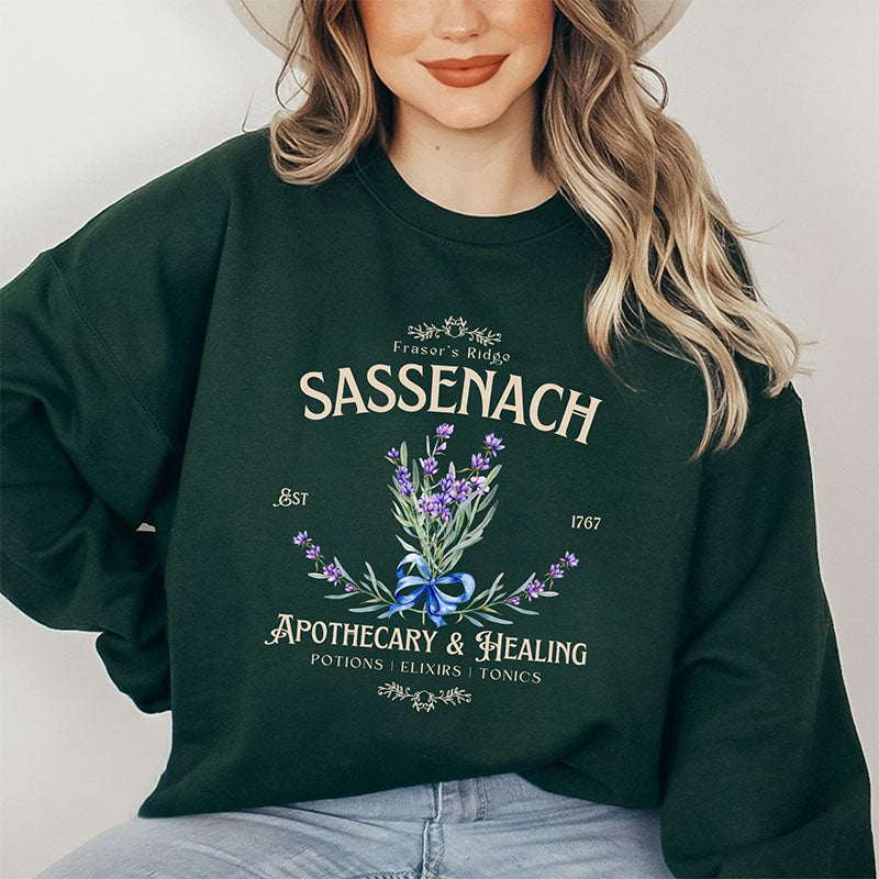 Sassenach Floral Print Sweatshirt