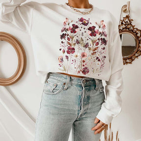 Boho Flowers Nature Sweatshirt