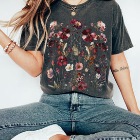 Boho Wildflower Nature T-shirt