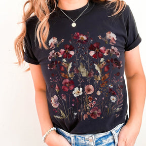 Boho Wildflower Nature T-shirt