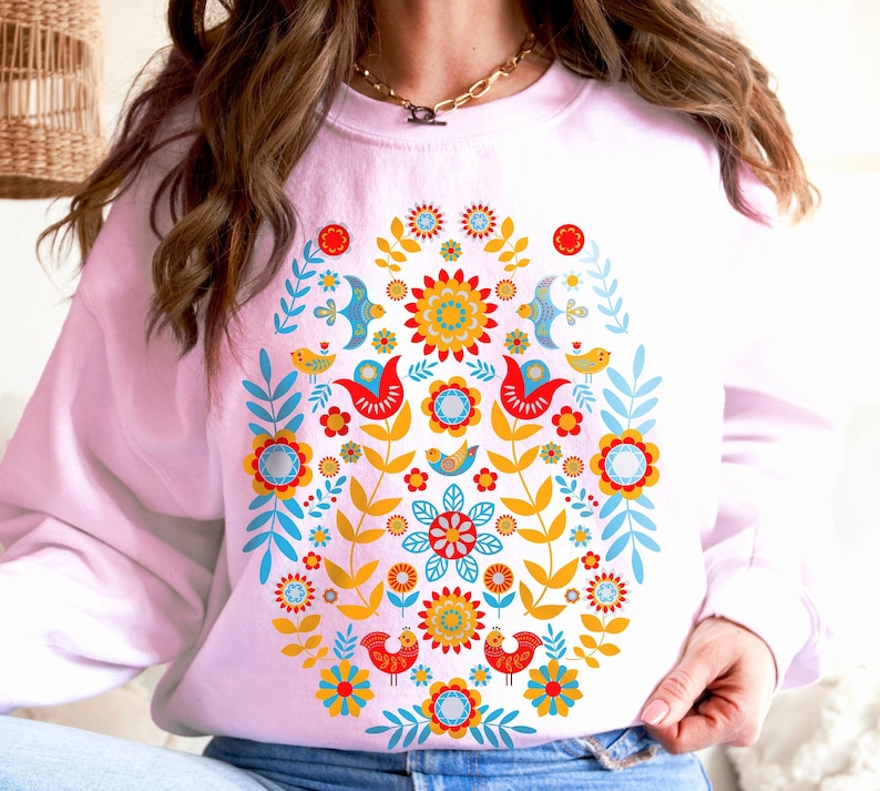 Flower Botanical Sweatshirt