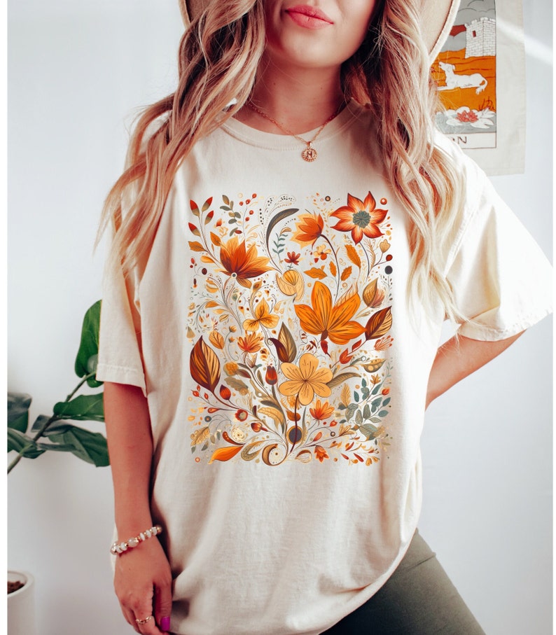 Fall Wildflowers Casual T-shirt