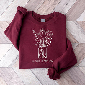 Teacher Flower Sweatshirt