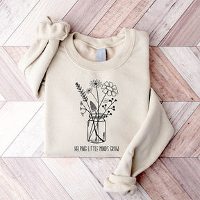 Teacher Flower Sweatshirt