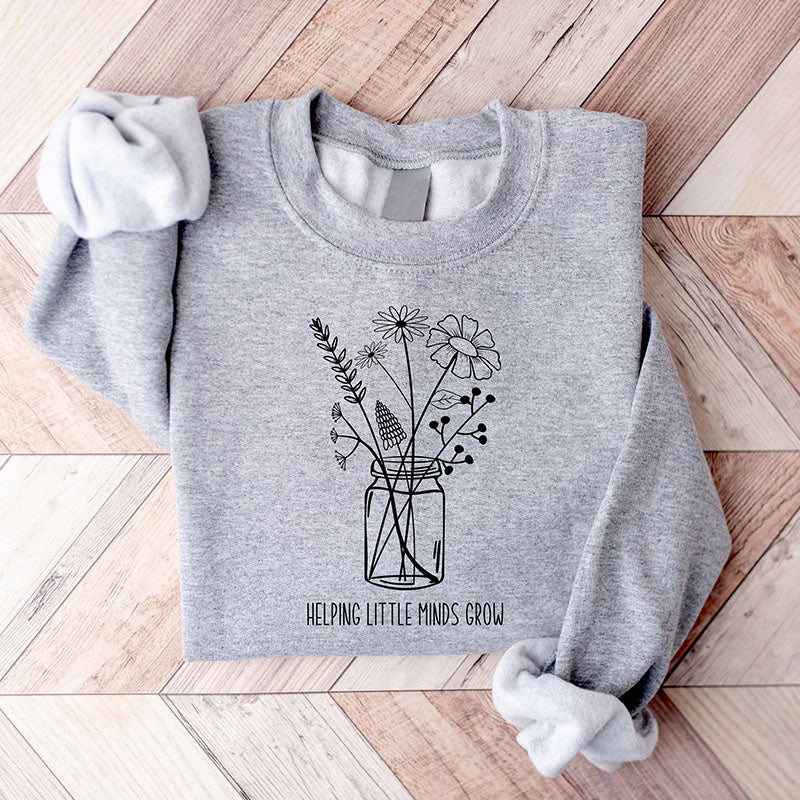 Teacher Flower Sweatshirt