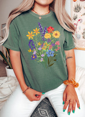 Fall Flower Garden Lover T-shirt