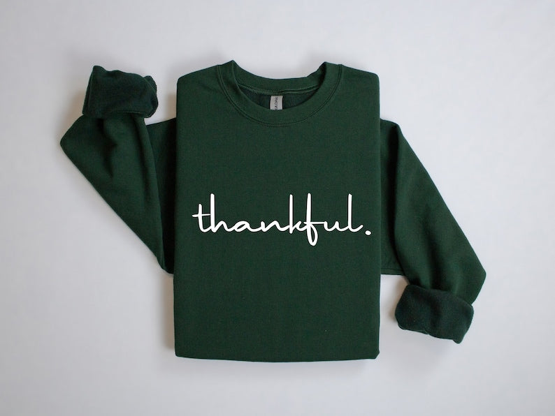 Thankful Grateful Fall Sweatshirt