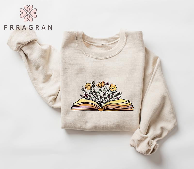 Wildflower Book Sweatshirt