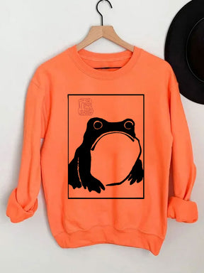 Unimpressed Frog Sweatshirt