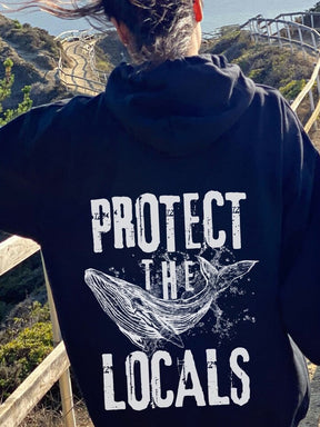 Protect The Local Whales Ocean Hoodie