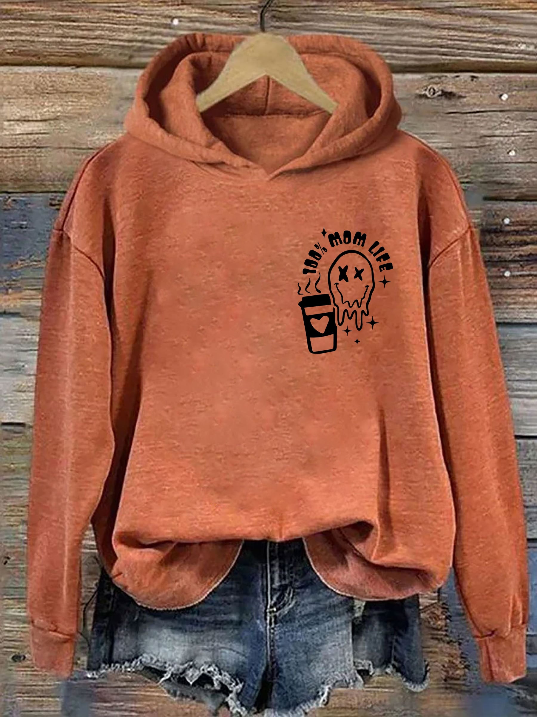 Caffeine And Chaos Mom Life Hoodie