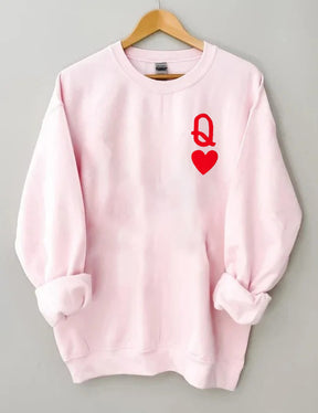 Queen Of Hearts Sweatshirt