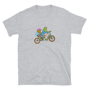 Best Friends Frog and Toad Ride A Bike T-shirt