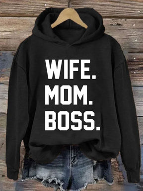 Wife Mom Boss Hoodie