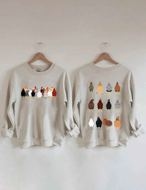 Love Chickens Sweatshirt