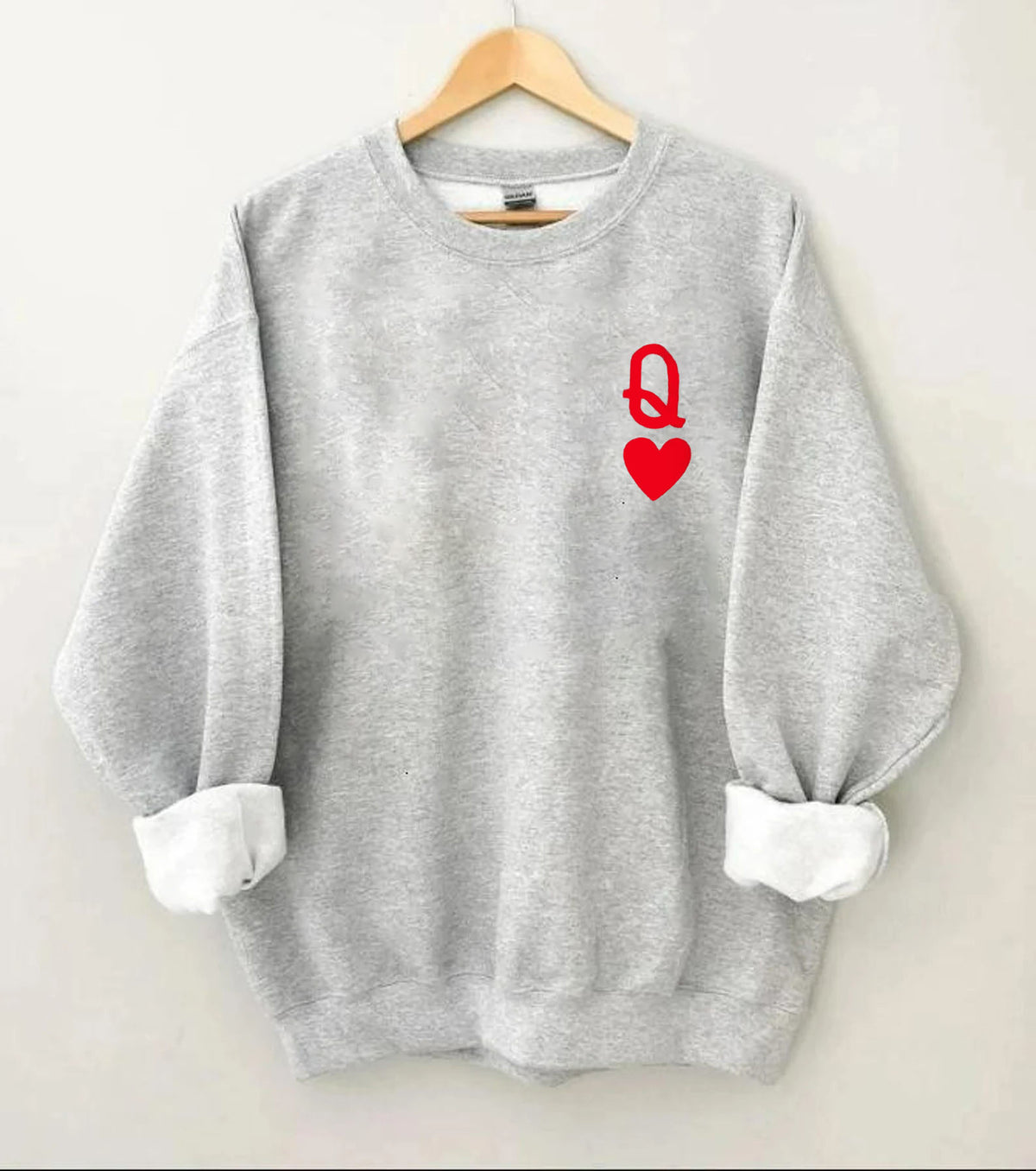 Queen Of Hearts Sweatshirt