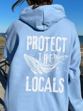 Protect The Local Whales Ocean Hoodie